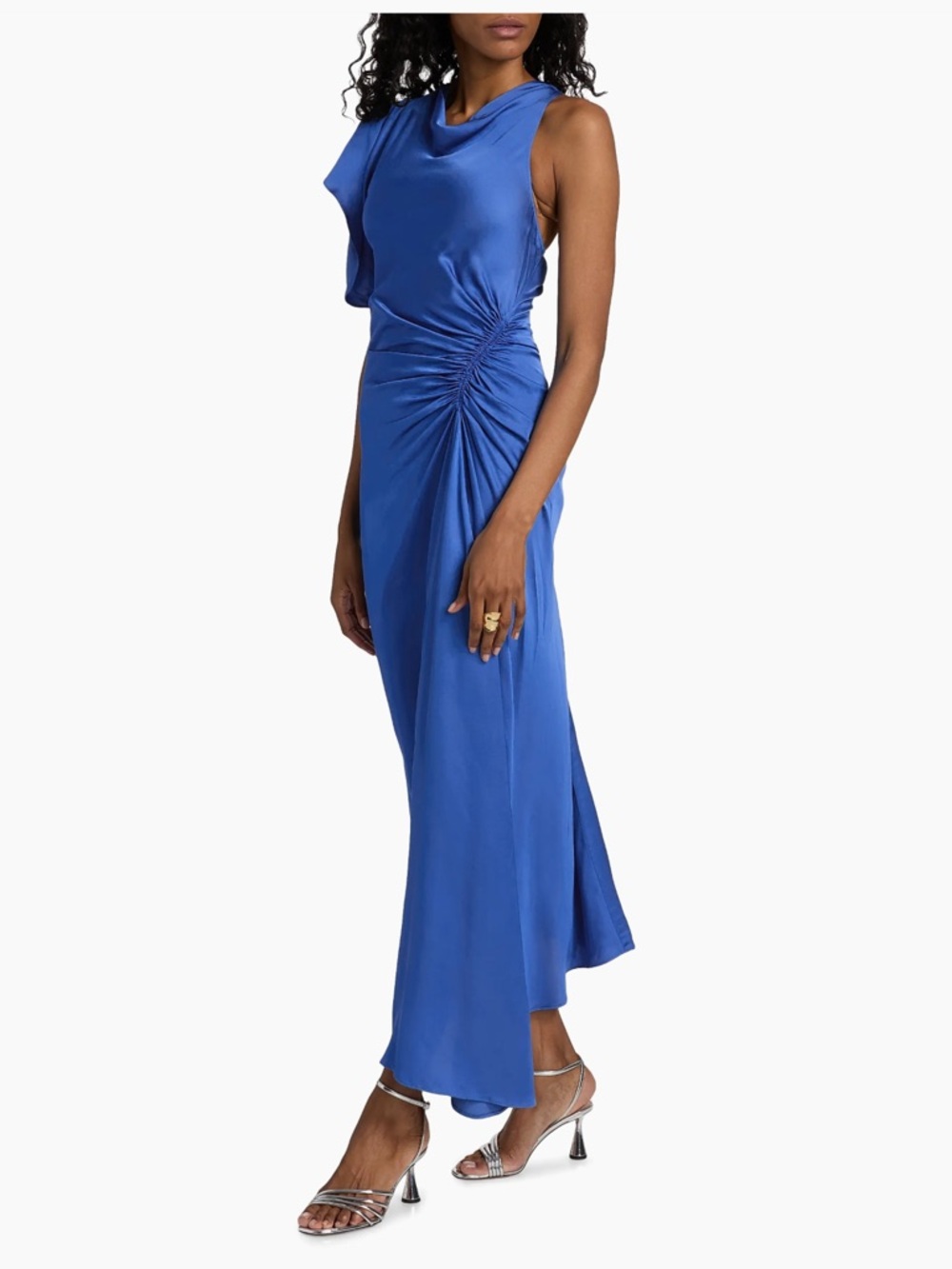 NWT 💎 A.L.C. Pia Satin Midi-Dress